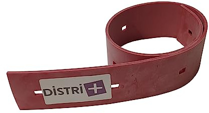 Distri+ - Raclette avant en latex 33 Shore compatible pour autolaveuse EUREKA E36, E36B, E36C - Alternative pour référence d'origine Eureka : 380015