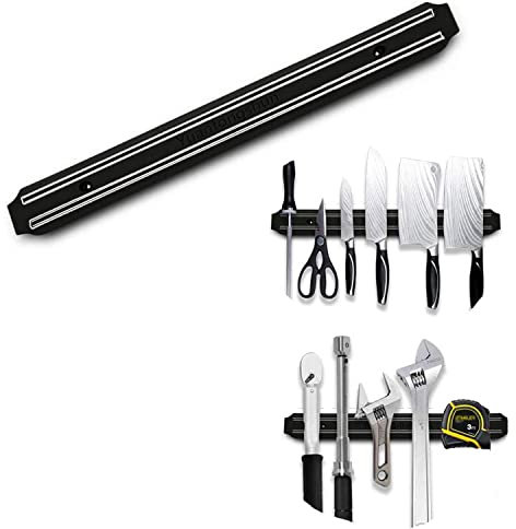 WILSONS DIRECT - Magnetic Knife Holder Wall Strip with Extra Strong Magnet - Wall Mounted Magnetic Rack for Knives and Tools - Kitchen Utensil Holder and Organizer (3, 33 cm)