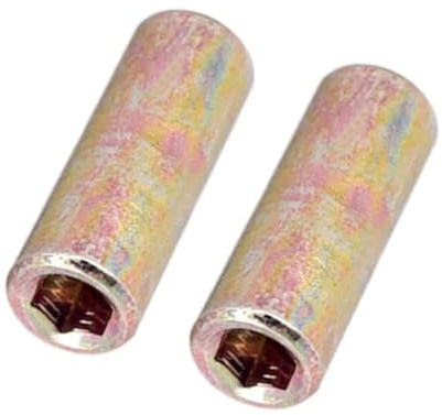 2 Stück 9 Mm E-Gitarre Bass Truss Rod Buckle Connect Adjust Cap Connector Teile Gitarre Instrument Accessories