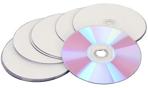Cyrank Disque Vierge DVD R, 4,7 Go 16X, Double Couche, Haute Vitesse, Robuste, PC Enregistrable, Disque Multimédia DVD R pour Le Divertissement(10 pièces)