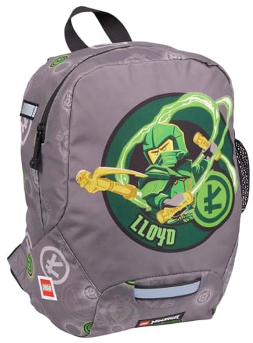LEGO® NINJAGO® Kindergartenrucksack Jungen Elemental Master of energy – Leichter Wanderrucksack Kinder mit Brustgurt & Reflektoren, Kinderrucksack 10 L, 24 x 32,5 x 13 cm