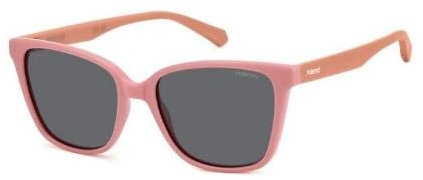 POLAROID KIDS SUNGLASSES FRAMES PLD 8062/S PINK 48/15/130 UNISEX BAMBINI, rosa, 48/15/130