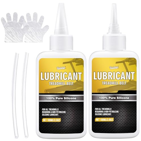 Silikonöl Laufband Öl 200ml - 100% Reines Silikonöl für Verschiedene Laufbänder, Sportgeräte und Fahrrad Ketten - Perfekt für Hause ＆Fitnessstudios - Leicht Anzuwenden - Ungiftig und Geruchlos