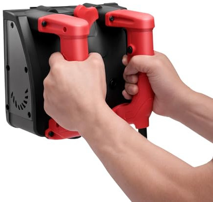 Wiefiche 1200 fresas eléctricas para hormigón, 16 cm de ancho de cepillado y 1-4 mm de profundidad de cepillado, fresa de pared, fresa de laminación, fresa de saneamiento para paredes, techos, suelos