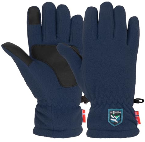 Trollkids Kids Eikedalen Glove | Leichtes Fleece-Material, Touchscreen-kompatibel