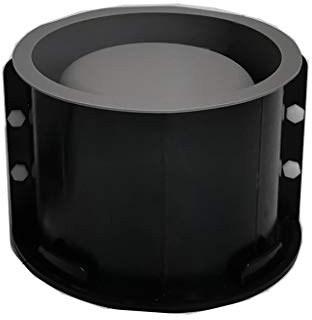 Molde de silicona redondo grande de 6 pulgadas para macetas de hormigón, molde de silicona para macetas caseras, bandeja de resina