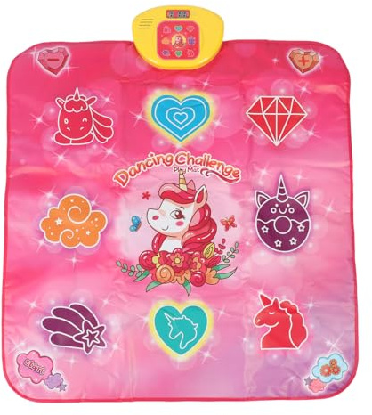 Taidda Dansmatta för Barn Elektronisk Musik Piano Pad Touch Sensitive Dansspelsmatta med Bärbar Lättviktsdesign för Hemskola Familjefitness