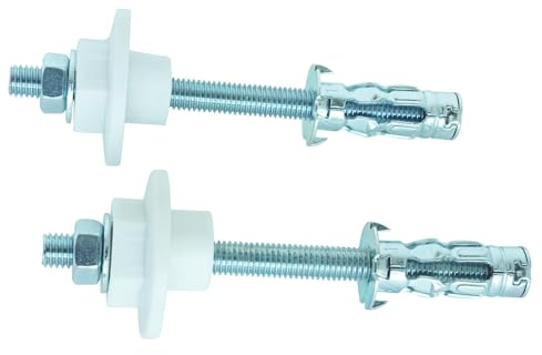 SOMATHERM FOR YOU - Set di elementi di fissaggio di supporto 2 lavabo tasselli vuoti + 8x50mm