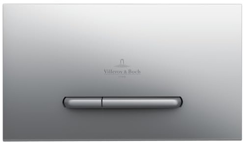 Villeroy & Boch Placa de accionamiento para WC VB ViConnect 9221 253x145x20mm cromada mate