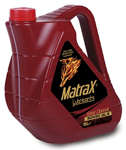 Matrax Lubricante para Cajas de Cambio Manuales 80W90 GL-5, 5 Litros, 4.4 kg