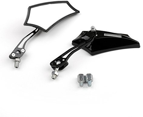 Topteng Motocycle Chopper Cruiser Street Dirt Bike Rear View Mirror Spiegel 8mm 10mm