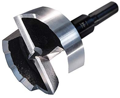 Fisch Black Shark Forstnerbohrer, 1-7/8 Zoll, Premium geschmiedeter Stahl-Bit für Holzbearbeitung, präzises Wellendesign, rutschfester Schaft - FSA-365860 - Made in Austria