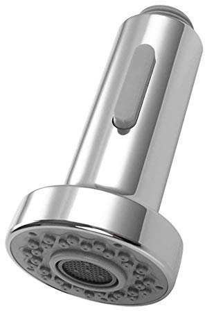 Douchette pour Robinet Cuisine 2 Modes Tête Robinet Remplacement Douchette pour Rétractable Mitigeur,Chromé,G1/2