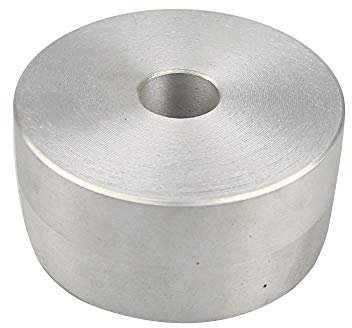 4 & quot; * 2 ​​& quot; * 1 & quot; Rueda de contacto totalmente de aluminio Lijadora de banda Rueda trasera, como se muestra