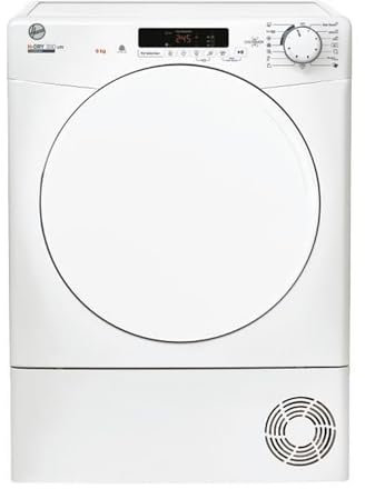 MyChoice Hoover HLEC9DF Condenser Tumble Dryer, 9kg, White, B Rated