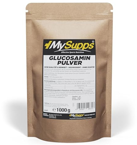 My Supps Glucosamin HCL Pulver 1.000 g 100% Reinheit ohne Zusätze