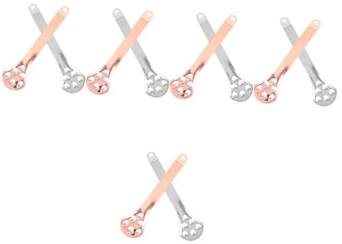 minkissy 10 Pezzi raschietto per lingua fornitura di denti pulisci lingua per adulti tongue scraper raschietto lingua spatola in silicone raschietto per l'igiene orale pulito detergente