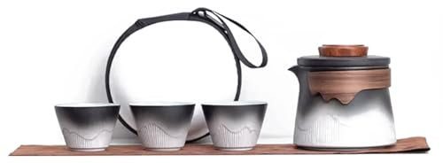 STETH Ensemble de théière Classique Chinois, Service à thé de Luxe, Service de fête à thé de Luxe, Kit de thé Portable de Voyage, Cadeau pour Les Amateurs de thé