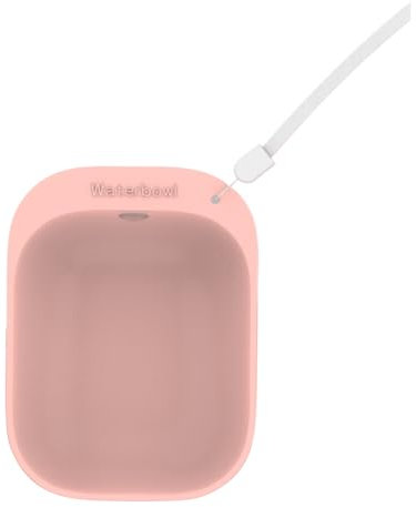 siduytin Elegante Borraccia Portatile per Cani, Durevole e Facile da Pulire, l'acqua smette di fuoriuscire. Pote Agua para Cachorro Garrafa Pet, Rosa