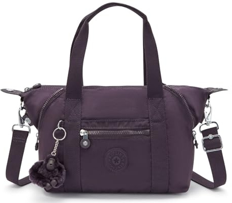 Kipling Art Mini, Kleine Handtasche (mit abnehmbarem Schultergurt), 18.5 x 80 x 38 cm, Ultimate Plum (LILA)