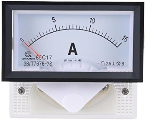 85C17 Misuratore di corrente analogico da pannello DC 0-15A 5A10A30A5A Amperometro for test di circuiti Carica batteria Ampere Tester Confezione da 1(200A(75mV))