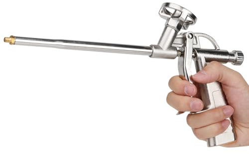Pistolet de Pulvérisation à Mousse Expansible, Distribution de Mastic, Outil Applicateur PU, Conception Compacte en Aluminium pour L'amélioration de L'