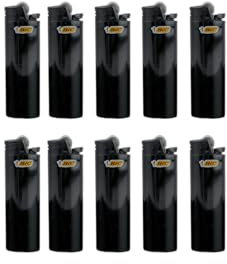 Einweg Feuerzeuge All Black (Large All Black, 10, stück)
