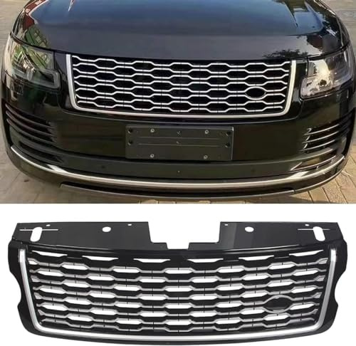 bairuibin Grille Avant Voiture pour Range Rover Vogue L405 2013 2014 2015 2016 2017,Calandre Avant en Maille Métal,Grille de Pare-Chocs Accessoires Extérieurs Voiture