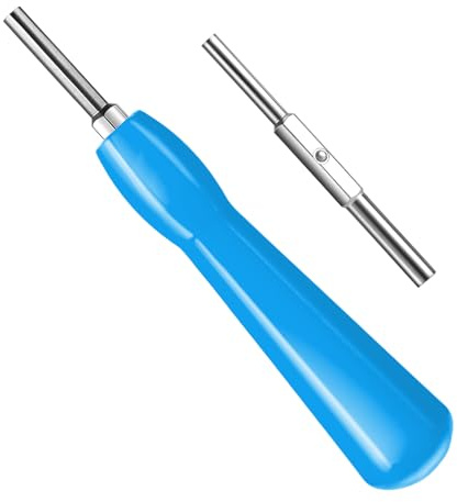 Gamebit - Destornillador de seguridad, destornillador de punta de juego de doble extremo, kit de herramientas de destornillador pequeño para abrir cartuchos de juego (4,5 mm, 3,8 mm, azul)