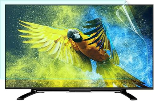 TV Screen Protector Filter Film - Filter Out Blue Light Anti UV Monitor Protector Panel for 75-85 inch LCD,LED,OLED,QLED 4K HDTV and Curved Surface/Clear / 77in,Clear-77inch 1722x993mm
