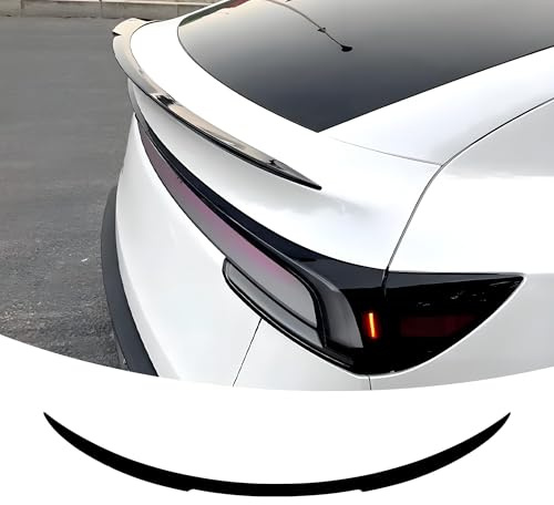 QIUYU2024 Premium ABS Heckspoiler Spoiler für Tesla Model Y Juniper 2025 2026, Autos Heckspoiler Flügel Auto Sport Styling Kits, 3M Kleber