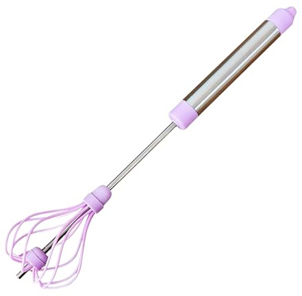 Duroecsain Batidor de Huevos - Batidor Manual de Cocina | Semi-Automático Para Cocinar, Comida Para Bebés, Salsas, Sopas, Hogar Y Restaurante