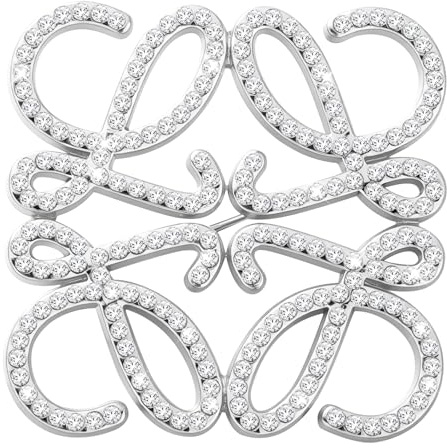 ZHUOMOT Silber Brosche Damen Geometrische Linie Broschen & Anstecknadeln für Damen, Silber Broschen 925 Mode Anstecknadel mit Funkelnder Zirkonia, Dupes Schmuck Geschenke für Frauen