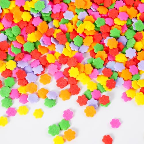 Streusel 200g Essbare Streusel Tortendeko - Schneeflocken Streudeko, Zuckerstreusel zum Verzieren von Kuchen, Muffins und Desserts