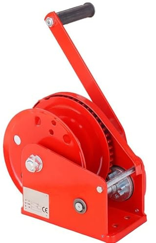Treuil manuel robuste – Capacité de remorquage de 816,5 kg (4:1) et 1 179,3 kg (8:1) – Engrenage autobloquant bidirectionnel antidérapant pour remorques et bateaux – Idéal pour le levage de charges