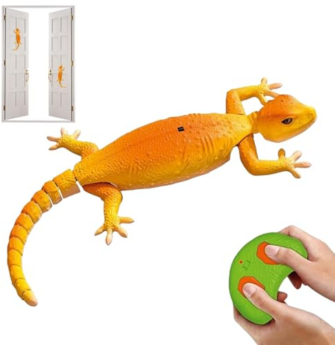 Spielzeug Gecko zum Klettern an der Wand – Kriechende , Spielzeug für Haustiere, die durch Schwerkraft rollen, elastisches Spielzeug für Reptilien | Lustige Kletterkreatur