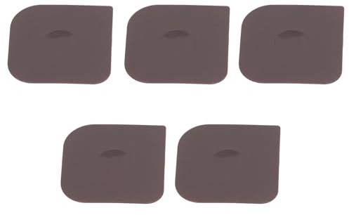 Lot de 5 grattoirs à vaisselle multifonctions anti-rayures pour casseroles, poêles, plats, plastique ABS durable résistant à la chaleur