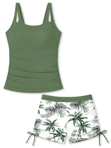 YYDSXK Costume da Bagno Bambina, 2 Pezzi Tankini Bambina