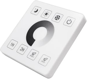 LED Dimmer Controller Wall Touch Remote Control Suitable for 8mm PCB AC110V/220V 288Leds/m 3000K 4000K 6000K COB Light Strip(23Keys IR Dimmer,220V EU Plug)