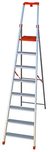 1PEZZO SCALA ALLUMINIO A FORBICE PROFESSION.GR.8