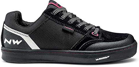 Northwave Tribe Damen MTB Dirt Fahrrad Schuhe schwarz/weiß/pink 2021