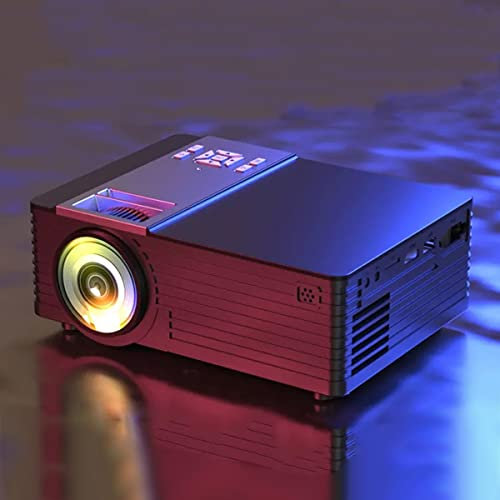 Projecteur projecteurs Projecteur 1080P Full HD Vidéo Projecteur, Projecteur Vidéo, 138''Display, LED LCD Projecteur Home Cinéma Compatible avec HDMI, SD, USB videoprojecteur