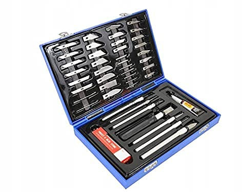 Präzisions-Modelliermesser Set mit 52 Stück Klingen Skalpell