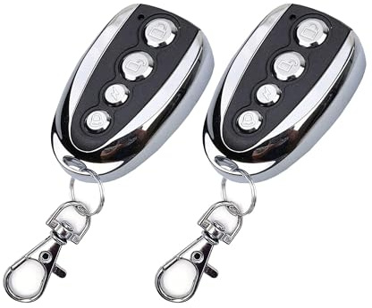 Leyf 2 X Mando a Distancia Universal para Abre-Puertas de Garaje 433,92 MHz/Compatible con Los Modelos BFT, MITTO2, MITTO4, TRC1, TRC2, TRC4 / Fácil Ajuste / 4 Canales, Transmisor portátil