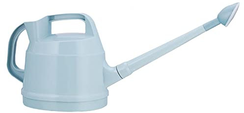 Thaoxl Regadera de Color Caramelo de 5 l, regadera de plástico Resistente y Duradera, para Plantas de Flores de jardín de Interior y Exterior (Color : Blue, Size : 5L)