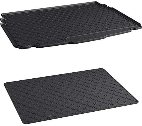 AROBA GL1037DB Set Design Kofferraumwanne & Zusatzmatte Doggy Mat kompatibel mit Volkswagen T-ROC ab BJ. 12.2017> für tiefen Ladeboden ohne Notrad passgenau