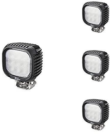 HELLA 1GA 357 109-002 LED-Arbeitsscheinwerfer - Valuefit S3000 -12/24/48V -3000lm geschraubt -hängend/stehend - Nahfeldausleuchtung - Kabel: 800mm - Stecker: DEUTSCH Stecker - Menge: 1, 4er Packung