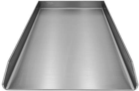 Edelstahl Plancha/Grillplatte/kompatibel mit div. Gasgrills z.b Enders/Rösle z.B Videro G3/G4/G6 (430 x 300mm)
