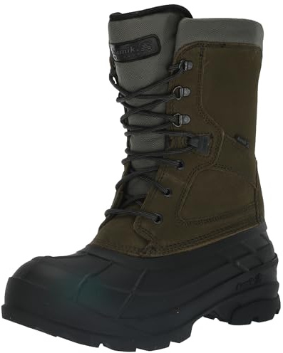 Kamik Nationplus - Stivali da neve da uomo, Dark Olive Dol, 44 EU