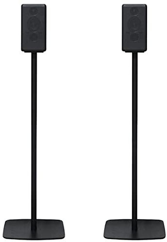 HUAYUWA 1 Paar schwarze Lautsprecherständer für Sony SA-RS3S kabellose Rücklautsprecher, Bodenständer, perfekter Ständer für einfache und sichere Montage (nur Halterung)